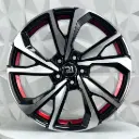 RIN 18X8 5-114.3 R1 SPORT 1039HB MACHINE BLACK+ UNDERCUT RED ET38 CB73.1