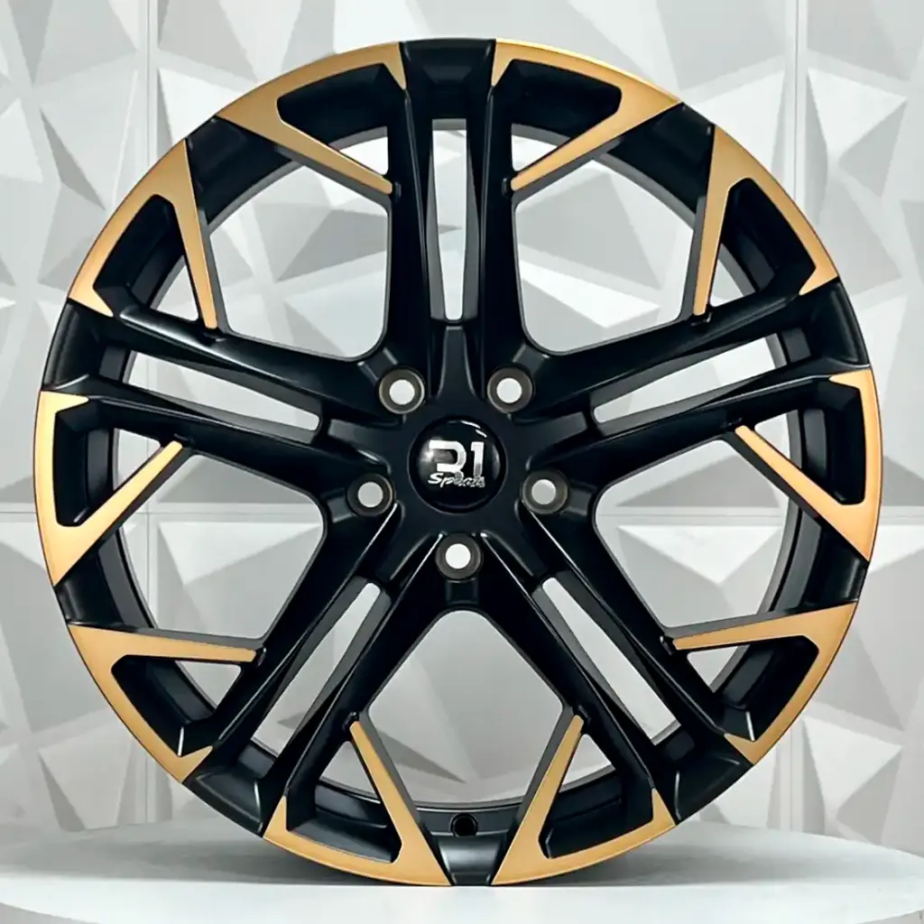 RIN 18X8 5-112 R1 SPORT CPR19-FF SATIN BLACK MF+COPPER ET38 CB57.1