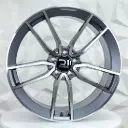 RIN 19X8.5 5-112 R1 SPORT 9371F GUNMETAL MACHINED FACE ET45 CB66.6