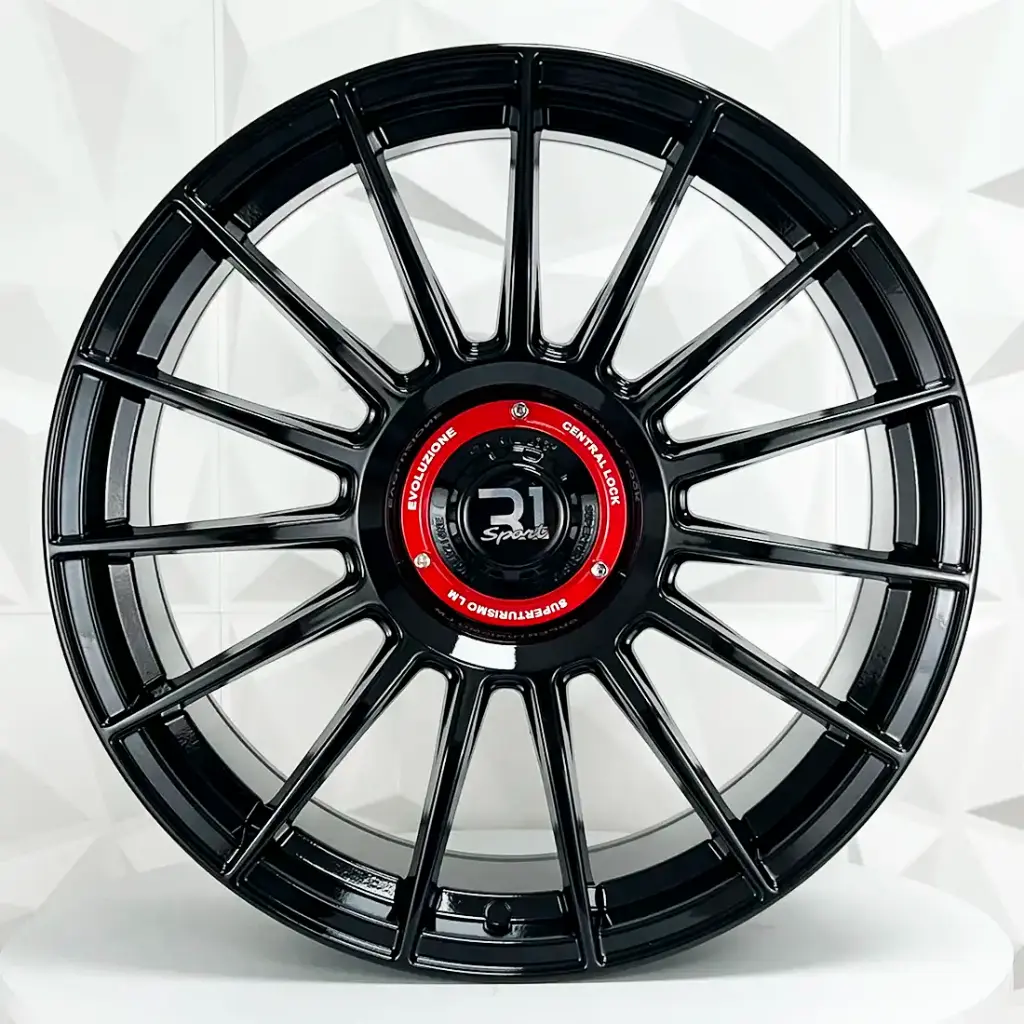 RIN 17X7.5 5-100/112 R1 SPORT F7728 GLOSS BLACK ET40 CB73.1