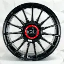 RIN 17X7.5 10X100-114.3 R1 SPORT F7728 BLACK ET40 CB73.1