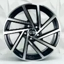 RIN 15X6.5 5-100 R1 SPORT 5213 WV BLACK MACHINE FACE ET35 CB73.1