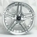 RIN 14X6 4-100/114.3 R1 SPORT 1134 SILVER MACHINE FACE ET30 CB73.1