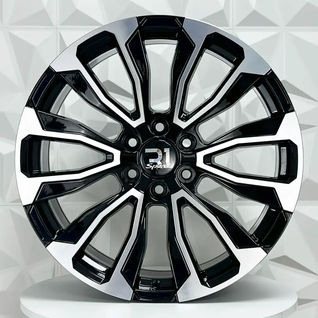 RIN 20X9 6-139.7 R1 SPORT TYH73 BLACK MACHINE FACE ET28 CB78.1