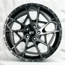 RIN 20X10 5-112 R1 SPORT LP119 BMF CLEAR MATE BLACK COATING ET43 CB72.6