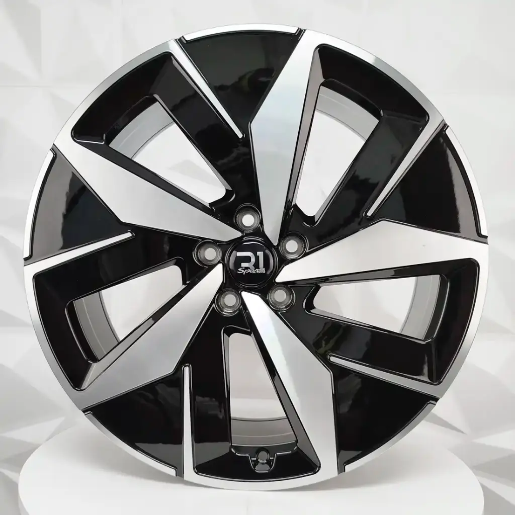 RIN 20X9 5-112 R1 SPORT VH2038 BLACK MACHINE FACE ET40 CB57.1