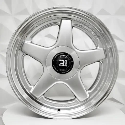 [186562] RIN 18X8.5 5-108/112 R1 SPORT 862 HYPER SILVER MACHINE LIP ET38 CB73.1 