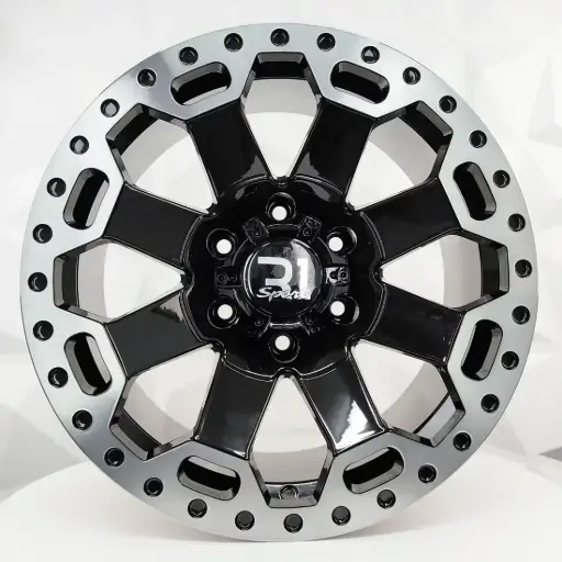 [177577] RIN 17X9 6-139.7 R1 SPORT LGS34 BLACK MI+BLACK CLEAR COATING ET0 CB110.1 