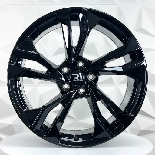 [190526] RIN 19X8.5 5-112 R1 SPORT 9378 GLOSS BLACK ET32 CB66.5