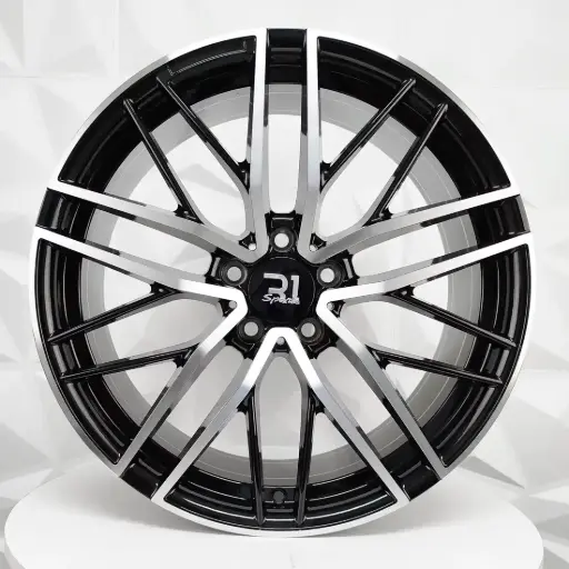 [198563F] RIN 19X8.5 5-112 R1 SPORT MH109 BLACK MACHINE FACE ET40 CB66.6